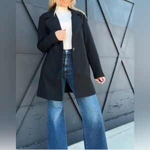 New! JQ Fleece Single Breasted Coat